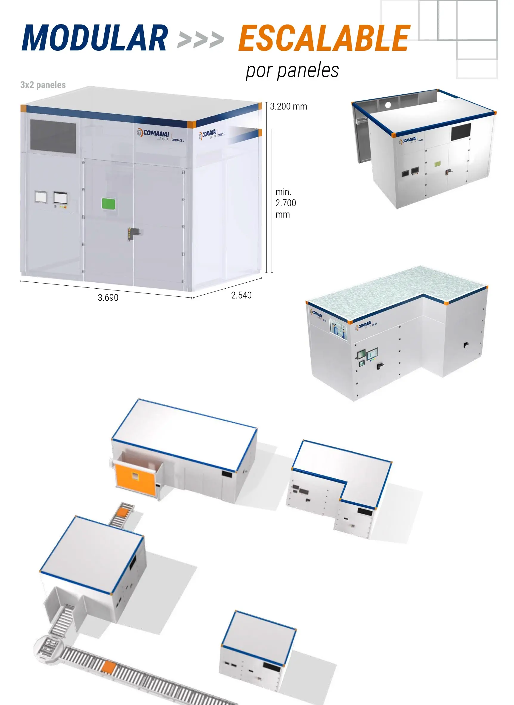SSB LASER modular y escalable